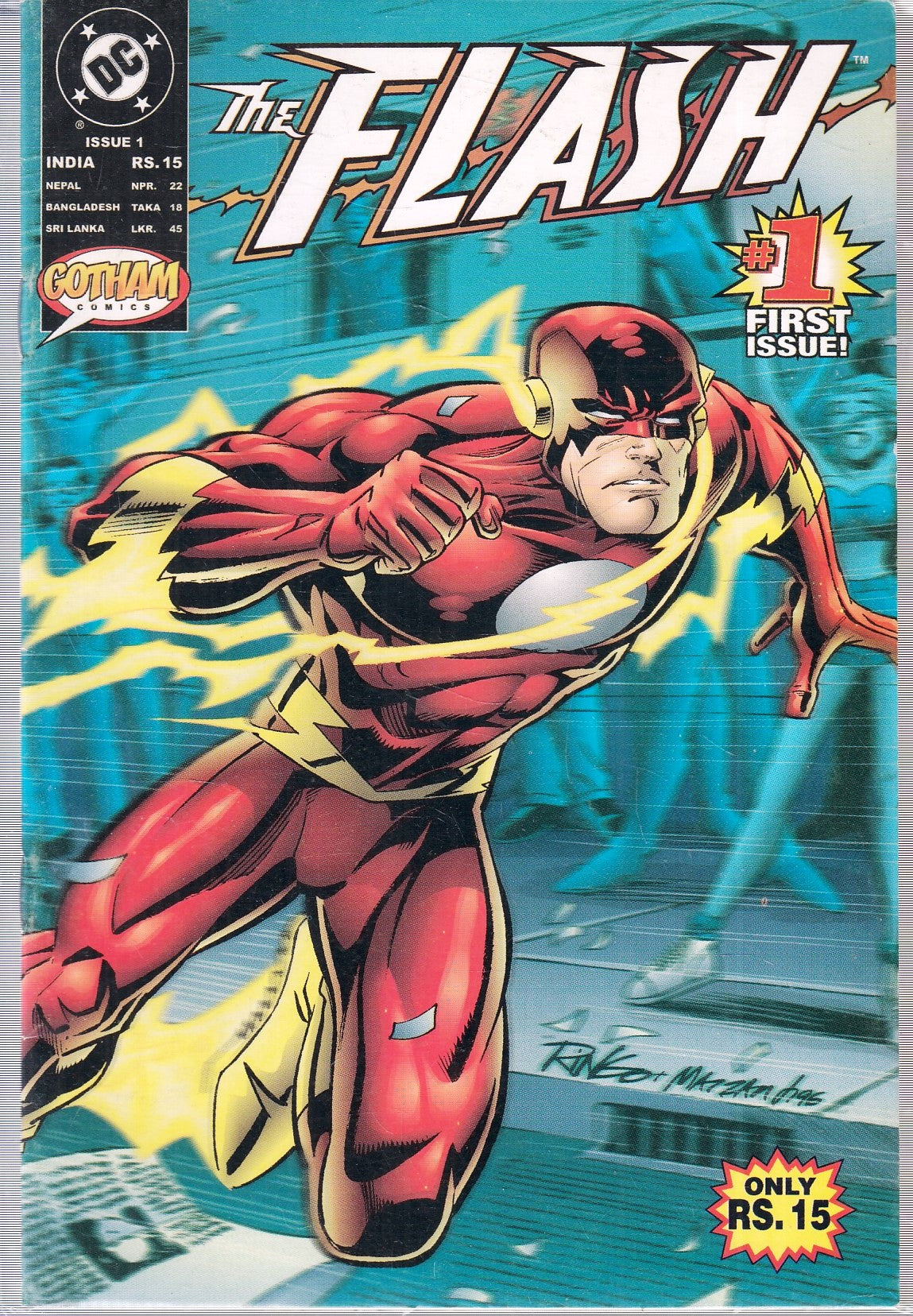 FS- THE FLASH N.1 FIRST ISSUE -- DC INDIA -- S - H24