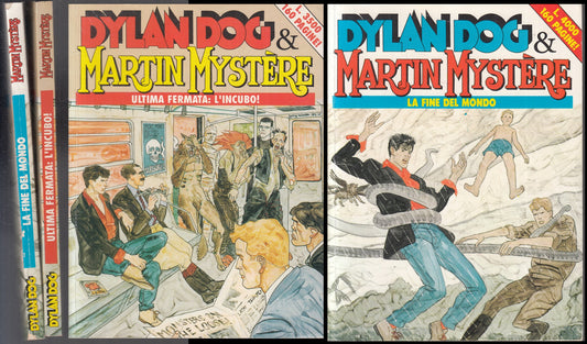 FB- DYLAN DOG E MARTIN MYSTERE 2 VOLUMI COMPLETA -- BONELLI - 1991 - B - H24