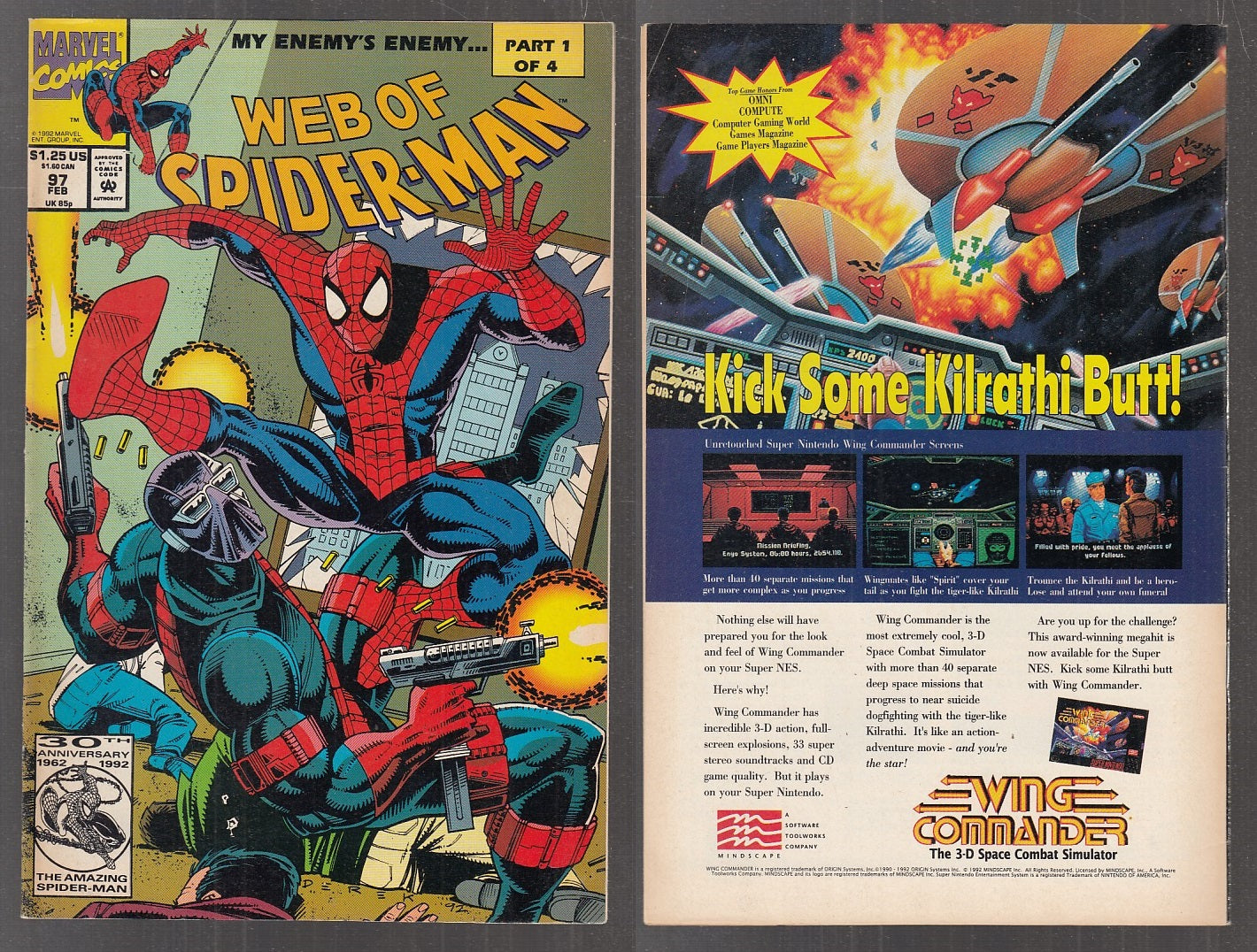 FL- WEB OF SPIDER-MAN N.97 FEBRUARY 1993 FEBBRAIO MARVEL COMICS USA - S - M24