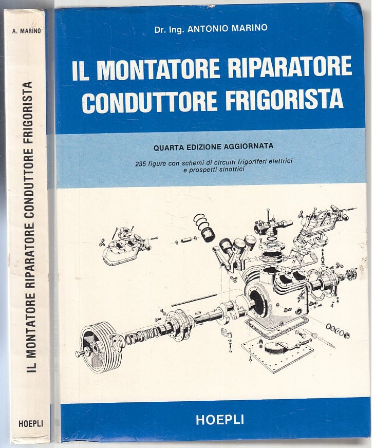 LZ- MONTATORE RIPARATORE CONDUTTORE FRIGORISTA- ANTONIO MARINO- HOEPLI- B-YFS601