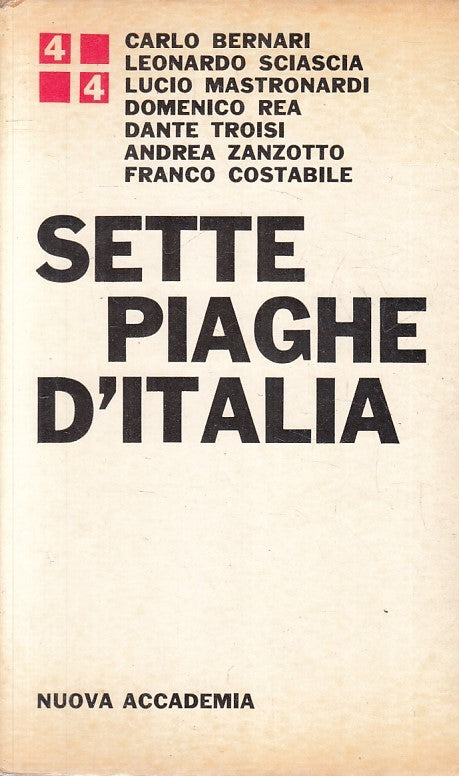 LS- SETTE PIAGHE D'ITALIA - AA.VV. - NUOVA ACCADEMIA --- 1964 - BS - YFS596