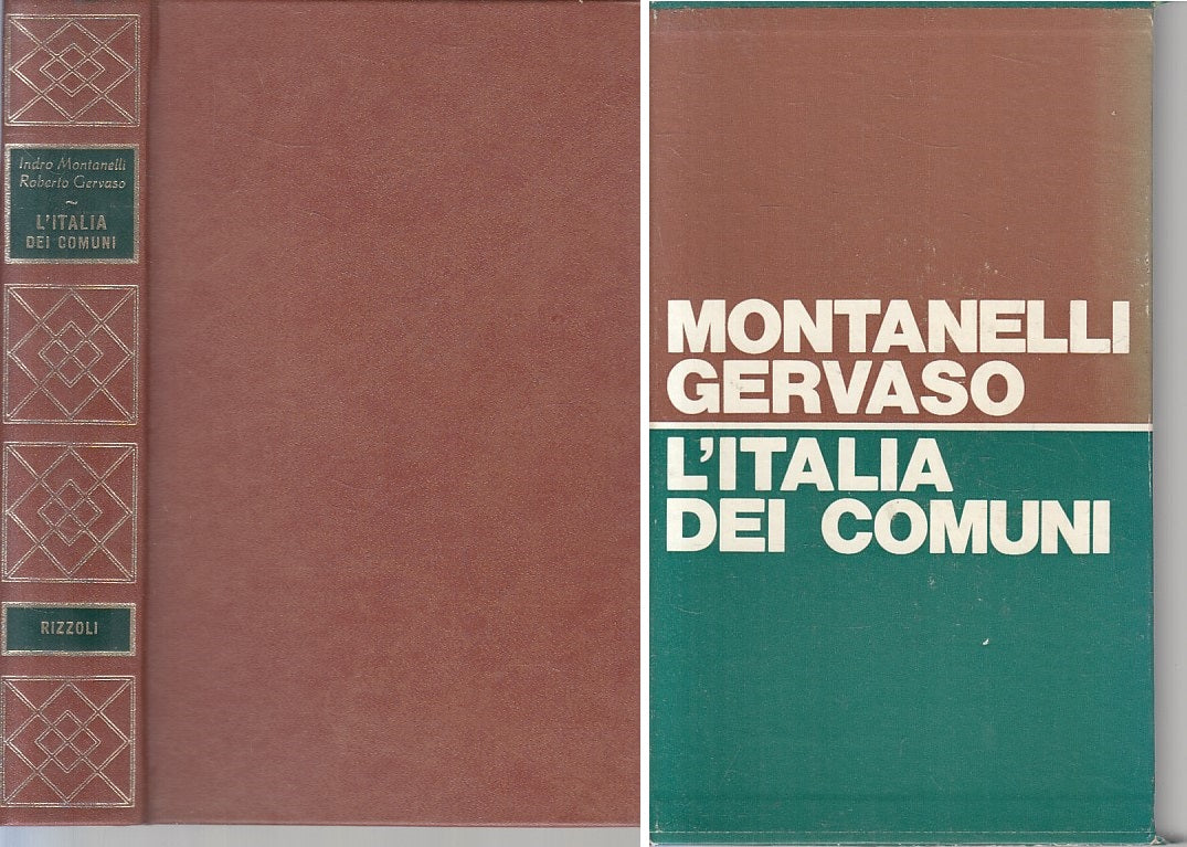 LS- L'ITALIA DEI COMUNI - MONTANELLI GERVASI - RIZZOLI --- 1969 - C - YFS563