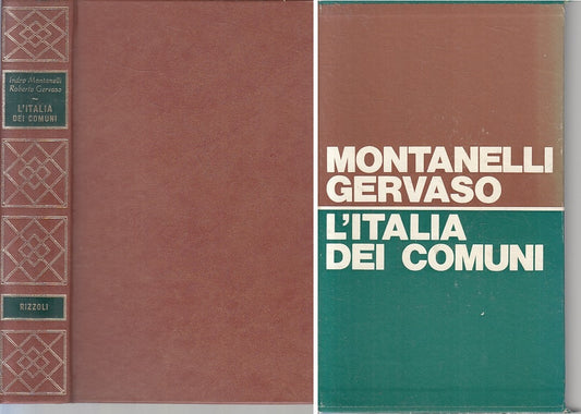 LS- L'ITALIA DEI COMUNI - MONTANELLI GERVASI - RIZZOLI --- 1969 - C - YFS563