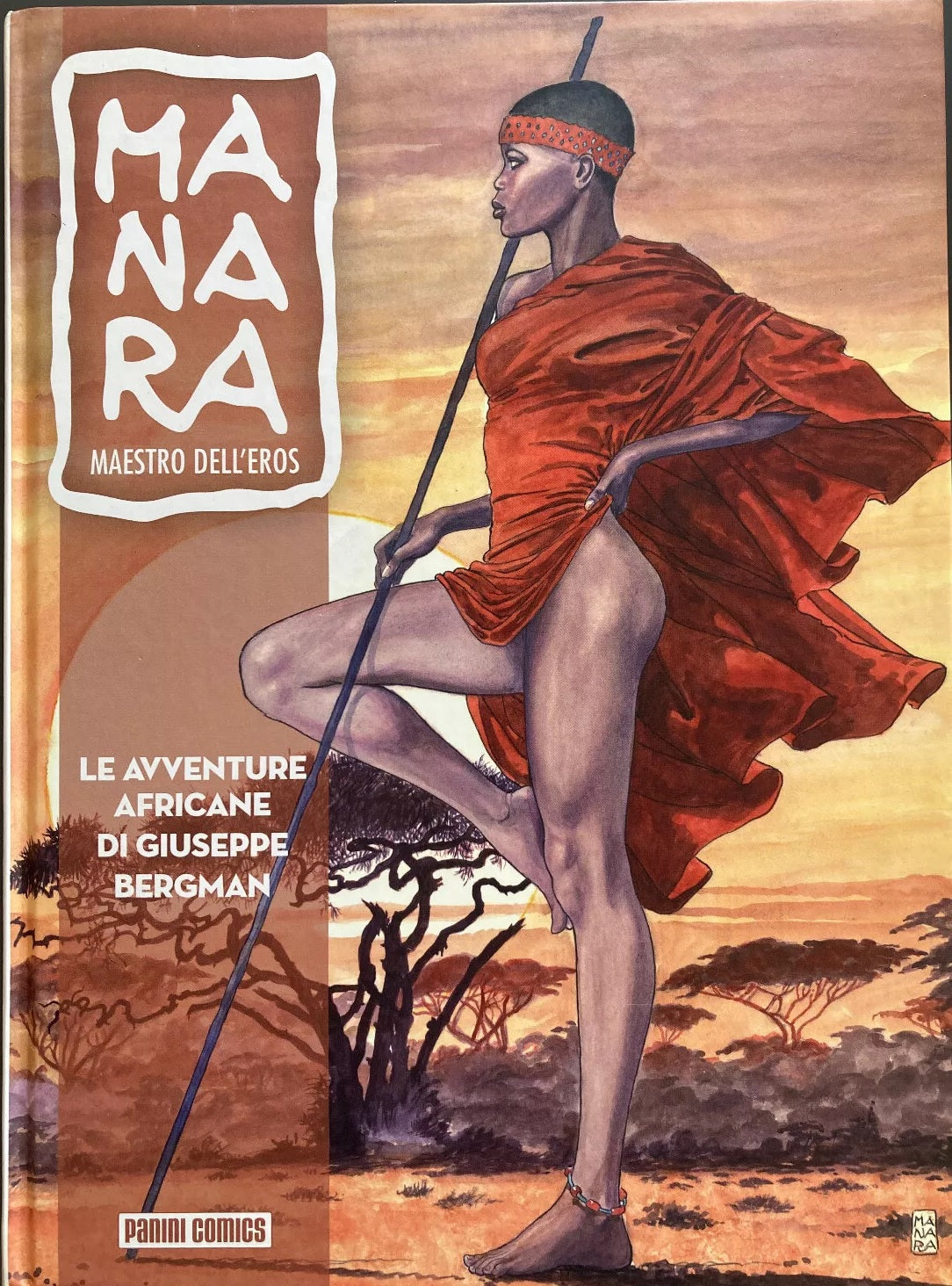 FP- MAESTRO DELL'EROS 11 AVVENTURE AFRICANE BERGMAN - MANARA- PANINI GdS- C- M24