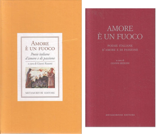 AMORE E' UN FUOCO POESIE ITALIANE - RIZZONI - METAMORFOSI--- 2010- B- YFS960