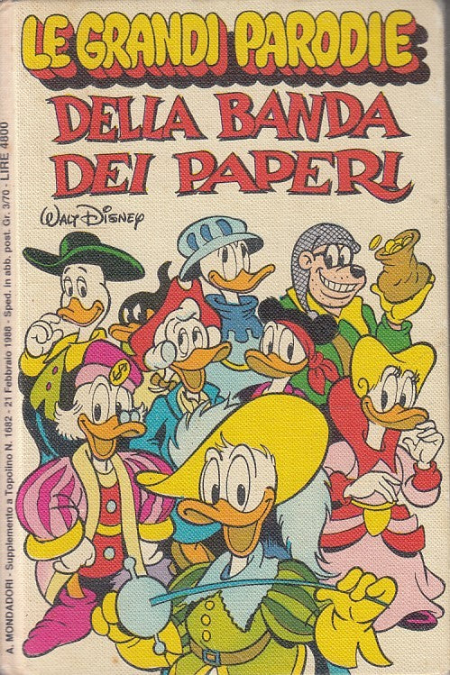 FD- LE GRANDI PARODIE DELLA BANDA DEI PAPERI -- MONDADORI - 1988- C- N24