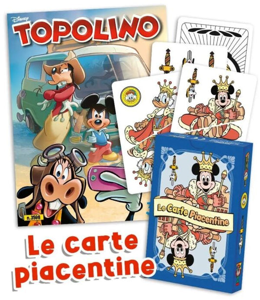 FD- TOPOLINO N. 3598 + CARTE PIACENTINE - PANINI DISNEY - 2024 - B - N24