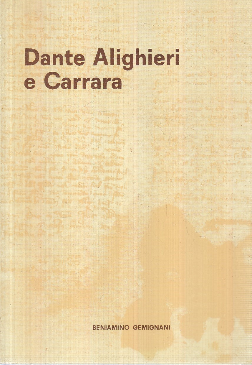 LS- DANTE ALIGHIERI A CARRARA - BENIAMINO GEMIGNANI - SEA --- 1985 - B - YFS201