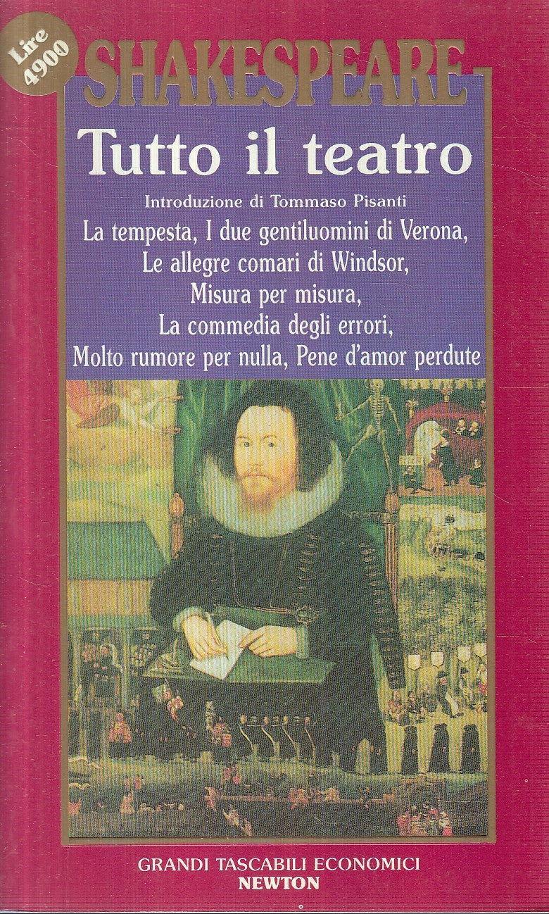 LN2- TUTTO IL TEATRO 1 - SHAKESPEARE - GRANDI TASCABILI ECONOMICI NEWTON- JXS258