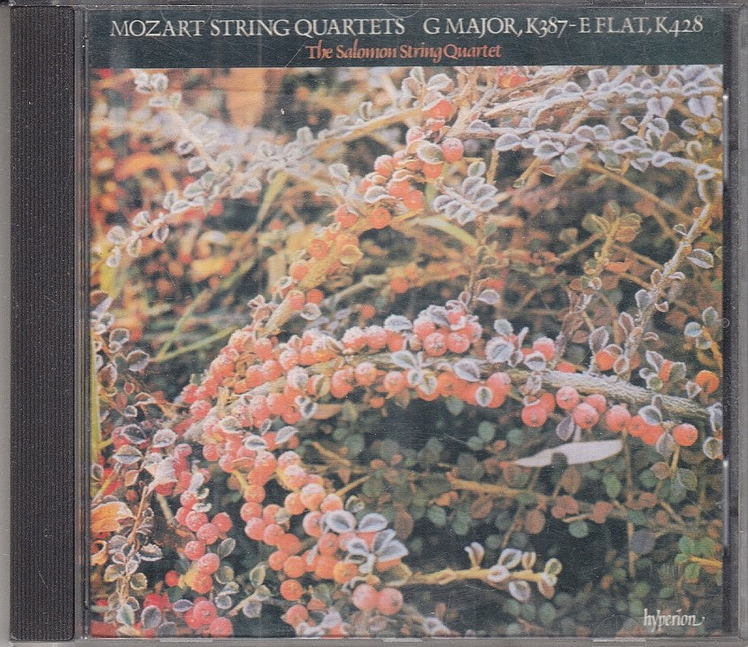 MCD- CD MOZART STRING QUARTETS K387 K482 SALOMON STRING QUARTET HYPERION - ZCD6