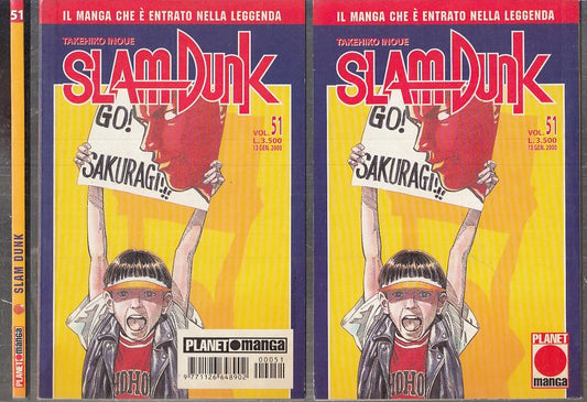 FM- SLAM DUNK N.51 SOTTILETTA- TAKEHIKO INOUE- PANINI PLANET MANGA- 2000- B- A25