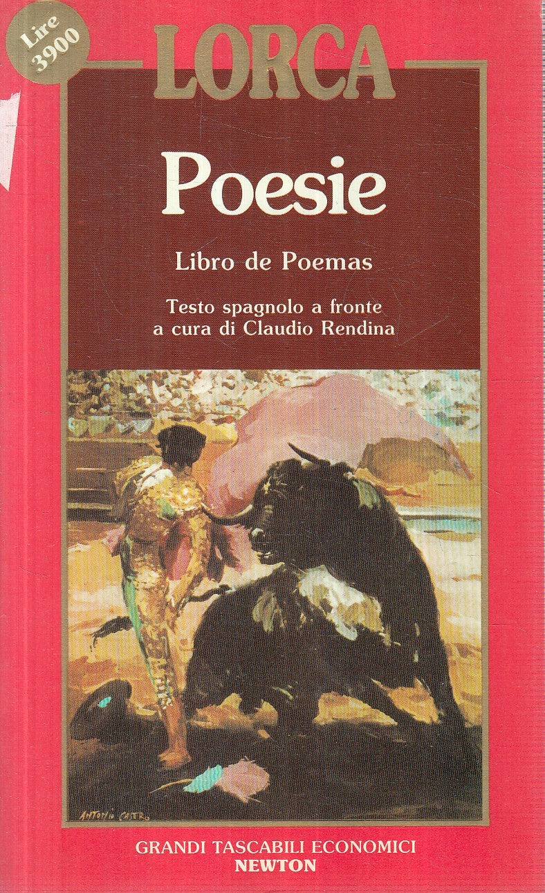 POESIE LIBRO DE POEMAS - LORCA - GRANDI TASCABILI ECONOMICI NEWTON - JXS259