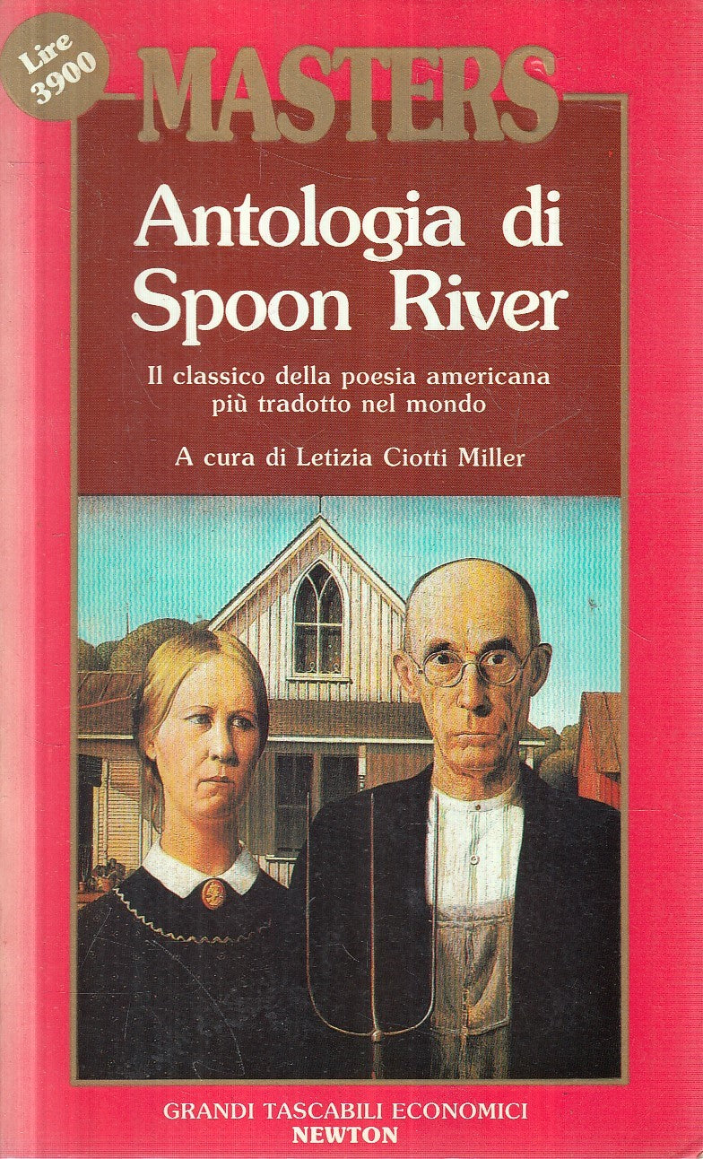 LN2- ANTOLOGIA DI SPOON RIVER - MASTERS - TASCABILI ECONOMICI NEWTON - JXS259
