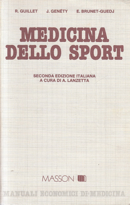 LZ- MEDICINA DELLO SPORT - AA.VV. - MASSON - MANUALI ECONOMICI --- B - YFS629