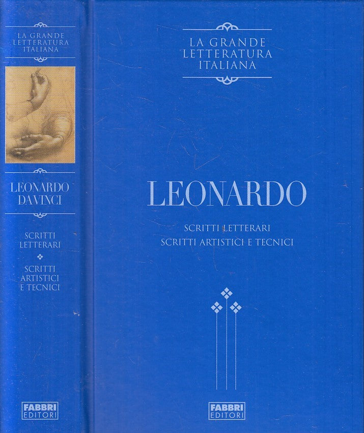 GRANDE LETTERATURA ITALIANA LEONARDO DA VINCI SCRITTI - FABBRI - C - JXS261
