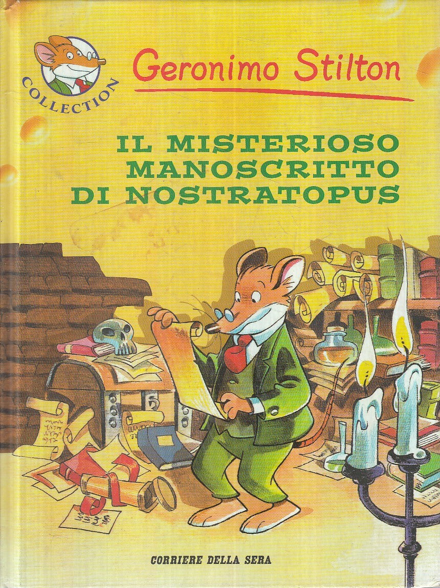 GERONIMO STILTON MISTERIOSO MANOSCRITTO NOSTRATOPUS - CORRIERE - C - JXS254