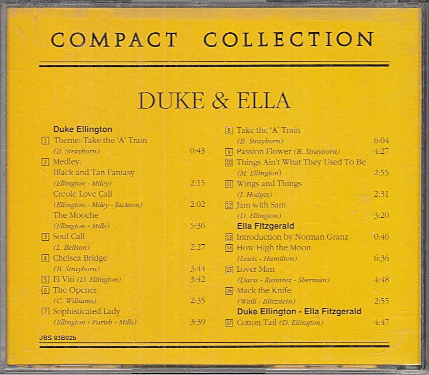 MCD- CD COMPACT COLLECTION DUKE & ELLA IN COCNERTO DEAGOSTINI - ZCD5