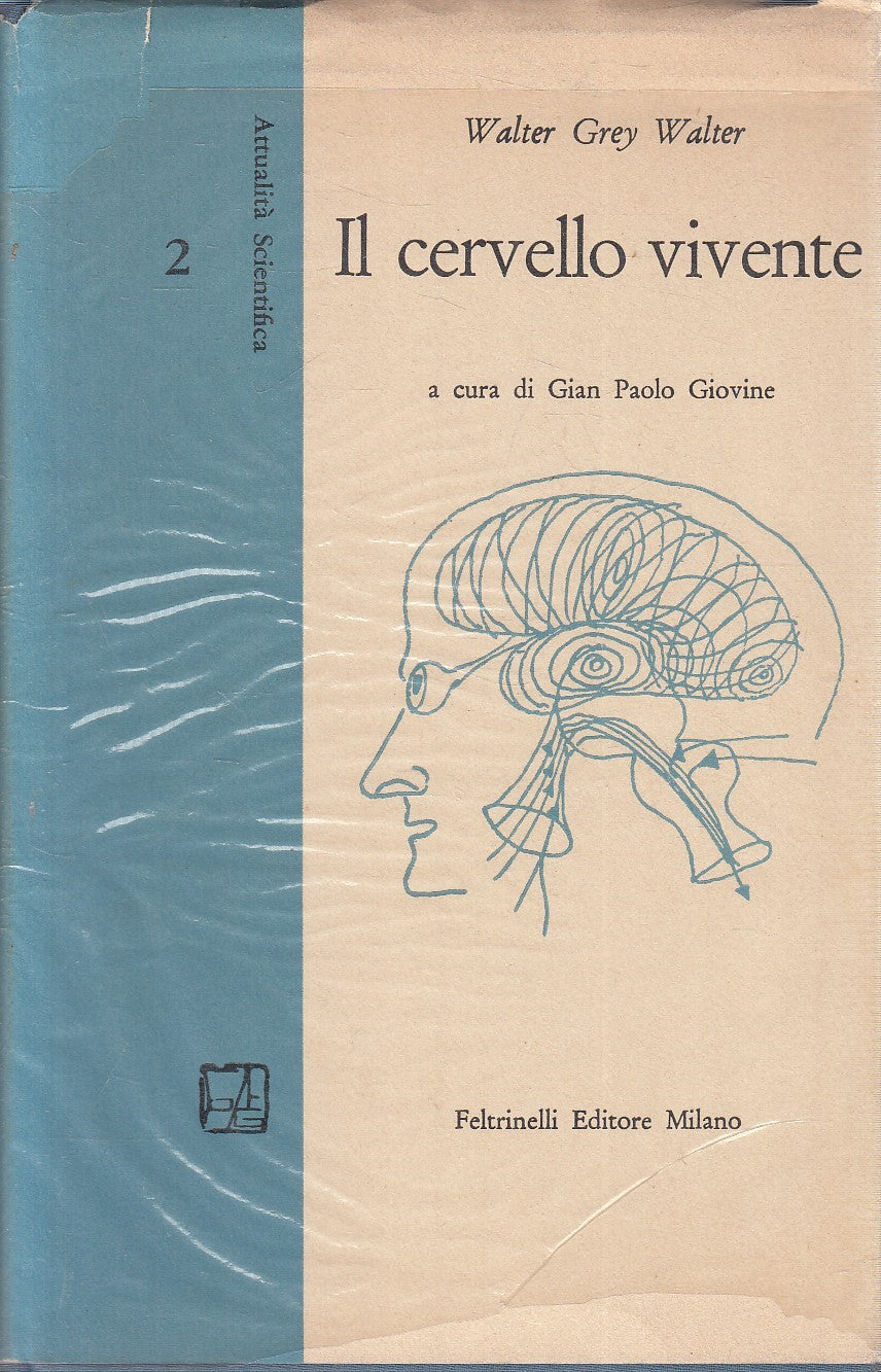 LZ- IL CERVELLO VIVENTE - GREY WALTER - FELTRINELLI --- 1957 - CS - YFS630