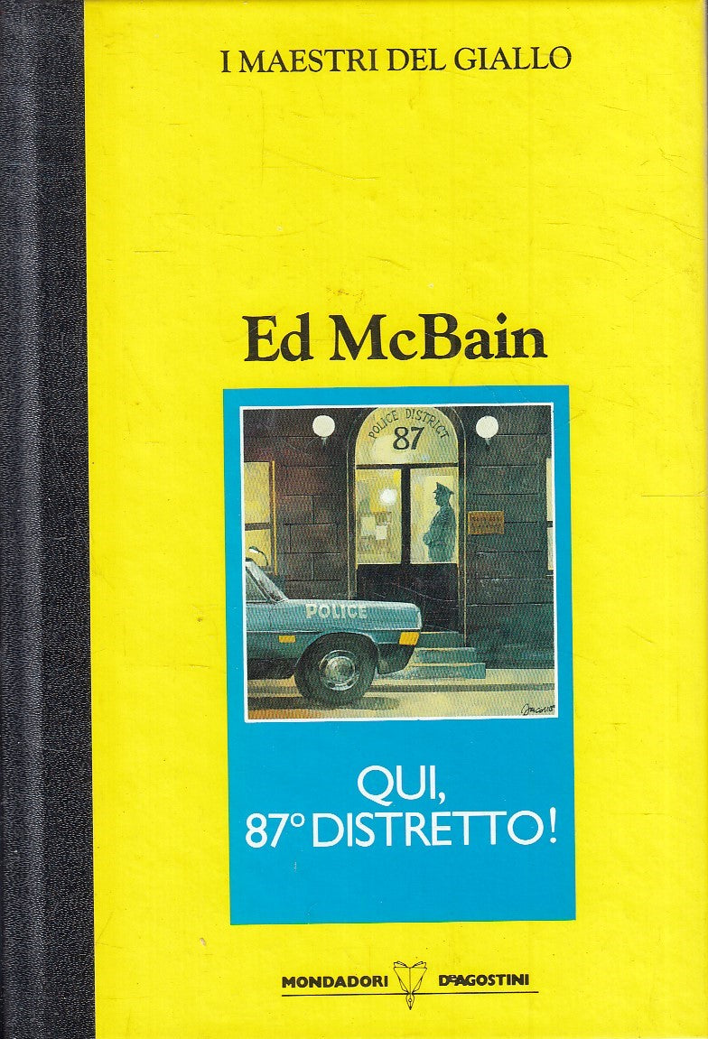 LN2- MAESTRI GIALLO QUI, 87° DISTRETTO! - MCBAIN - MONDADORI DeA - C - JXS264