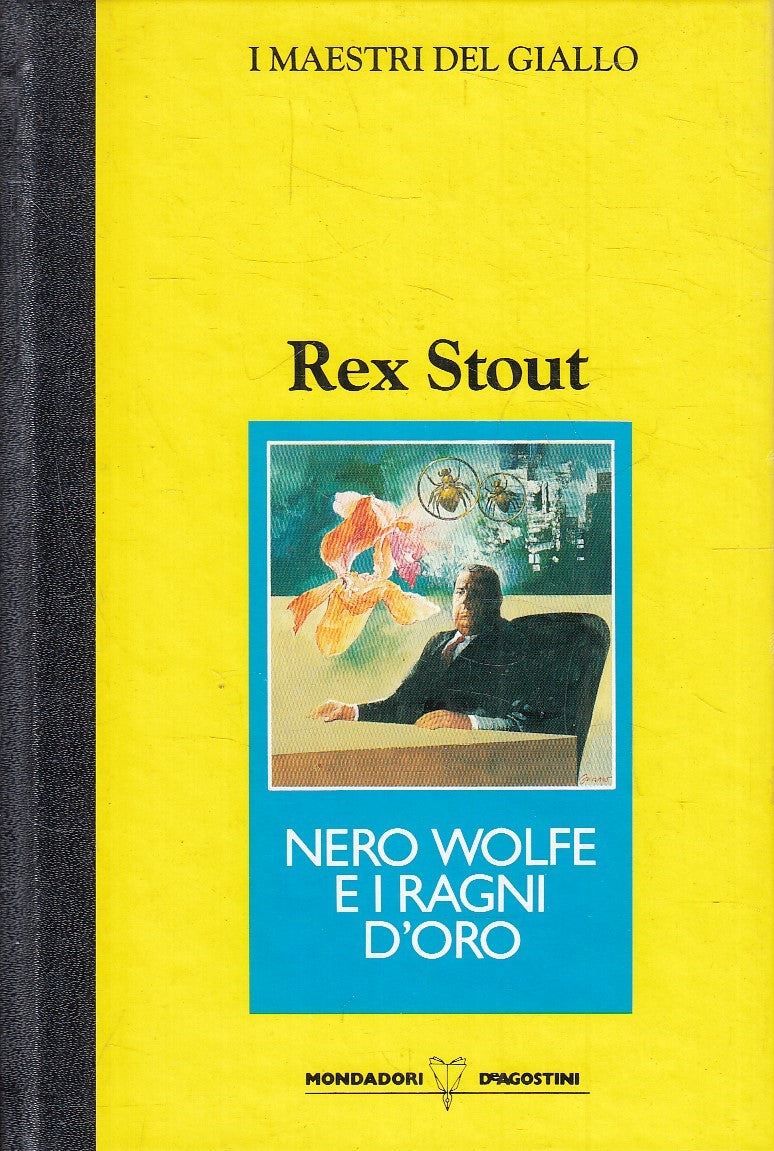 MAESTRI GIALLO NERO WOLFE E RAGNI D'ORO - STOUT - MONDADORI DeA - C- JXS264