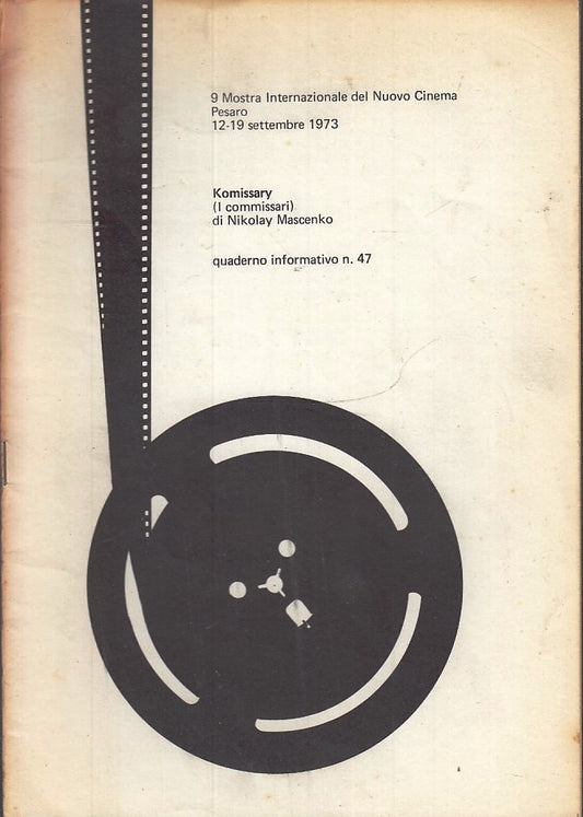 LW- 9 MOSTRA INTERNAZIONALE NUOVO CINEMA PESARO 1973 47 NIKOLAY MASCENKO- ZFS146