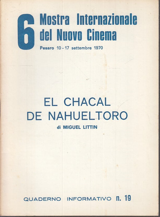 LW- 6 MOSTRA INTERNAZIONALE NUOVO CINEMA PESARO 1970 19 MIGUEL LITTIN - ZFS146