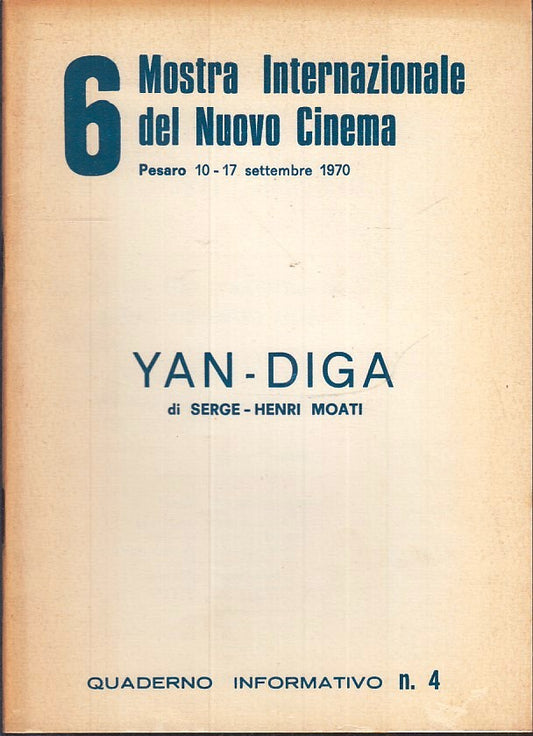 LW- 6 MOSTRA INTERNAZIONALE NUOVO CINEMA PESARO 1970 4 SERGE-HENRI MOATI- ZFS146