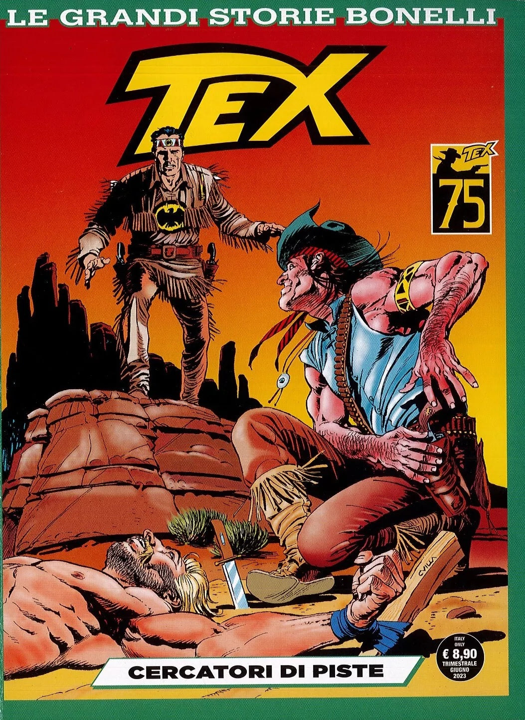 FB- LE GRANDI STORIE BONELLI N.8 TEX CERCATORI DI PISTE -- BONELLI- 2023- B- A25