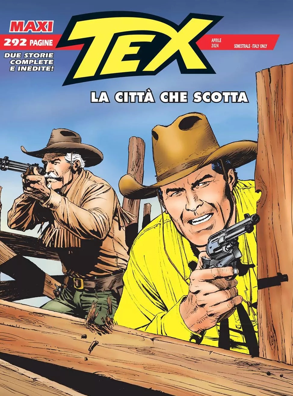 FB- TEX MAXI N.34 LA CITTA' CHE SCOTTA -- BONELLI - 2024 - B - A25