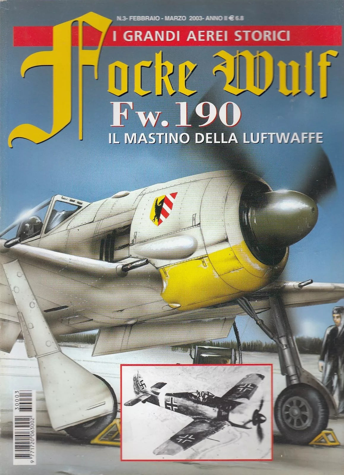 LM- I GRANDI AEREI STORICI N.3 FOCKE WULF FW.190 -- DELTA --- 2003 - B - YPL39