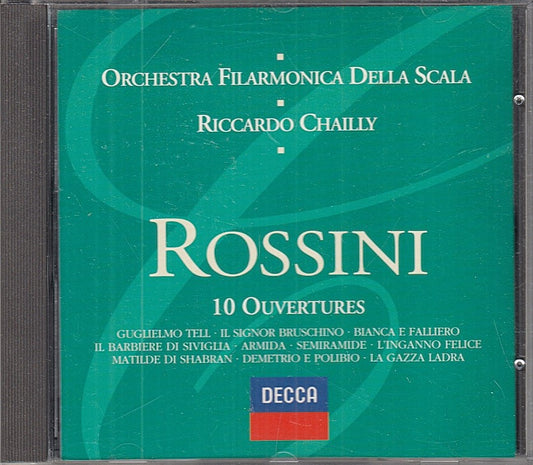 MCD- CD ROSSINI 10 OVERTURES CHAILLY DECCA - ZCD4