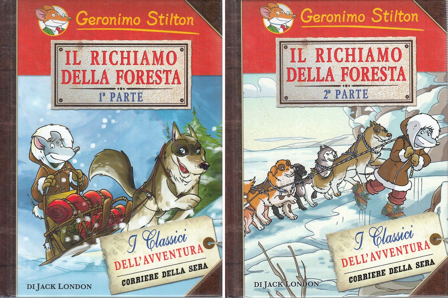 GERONIMO STILTON RICHIAMO FORESTA DI LONDON 2 VOLL. - CORRIERE - C - JXS254