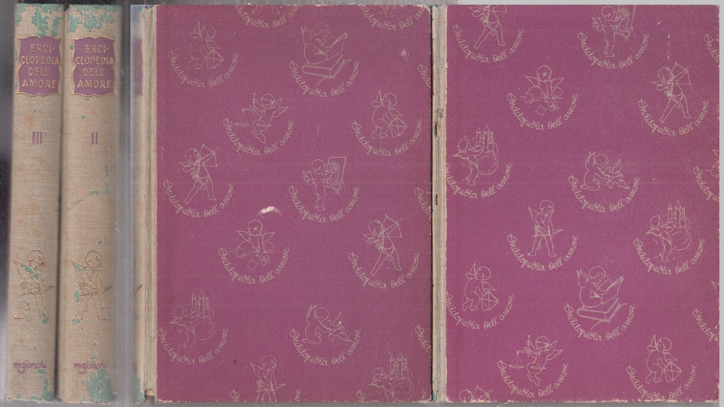 LZ- ENCICLOPEDIA DELL'AMORE VOLUMI II/III -- MAJONCHI --- 1946 - C - ZFS182