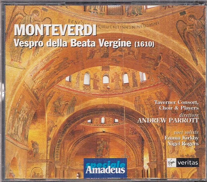MCD- CD MONTEVERDI VESPRO DELLA BEATA VERGINE AMADEUS 2 CD - ZCD11
