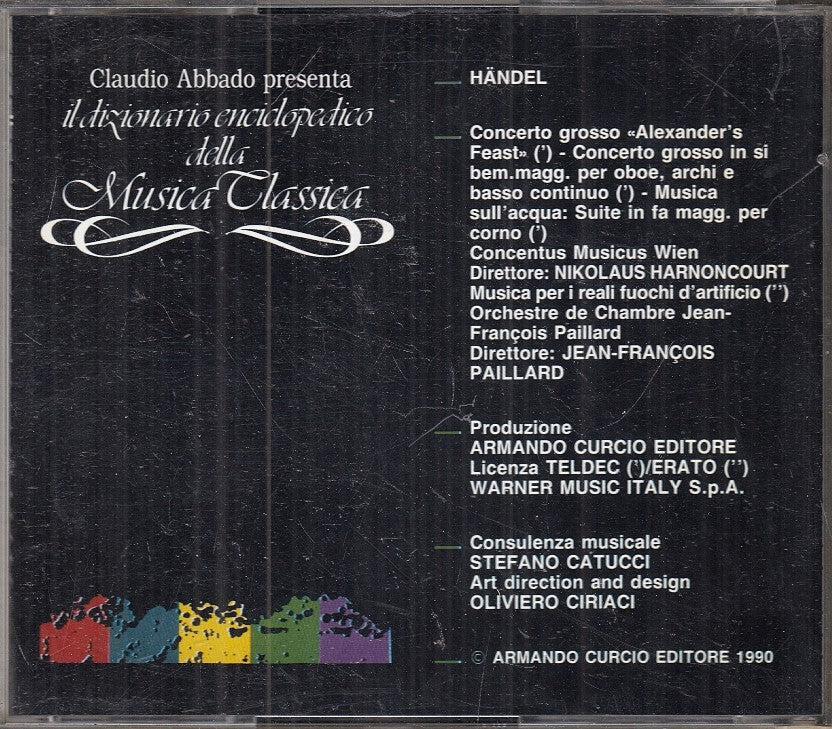 MCD- CD HAENDEL CLAUDIO ABBADO PRESENTA CURCIO - ZCD11