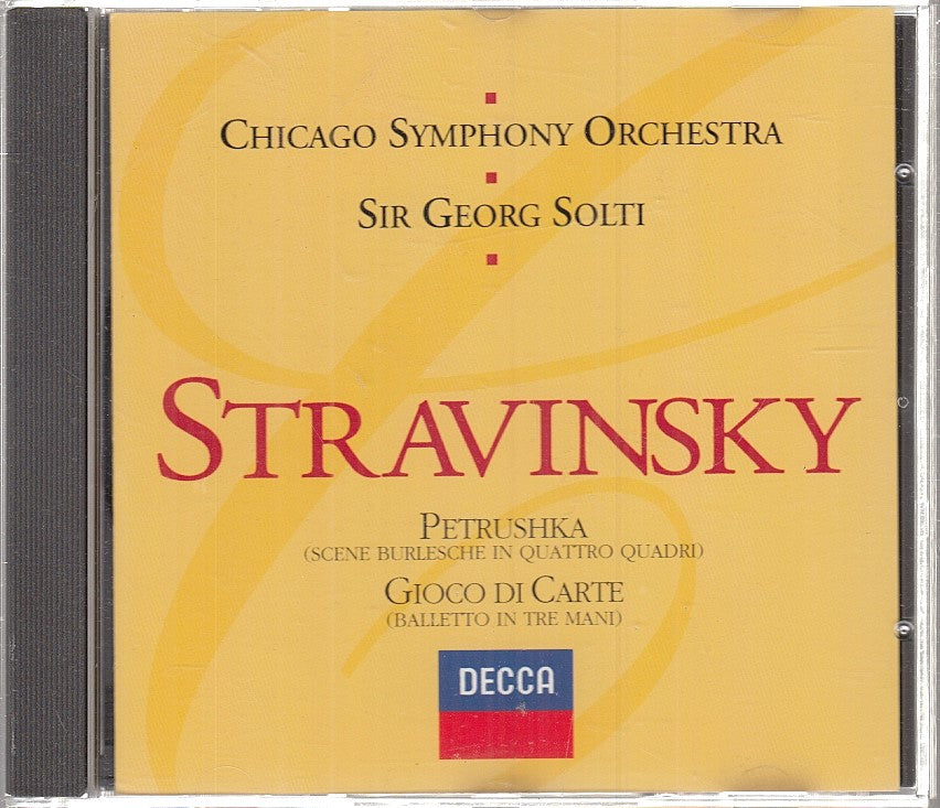 MCD- CD STRAVINSKY PETRUSHKA GIOCO DI CARTE LA REPUBBLICA - ZCD8