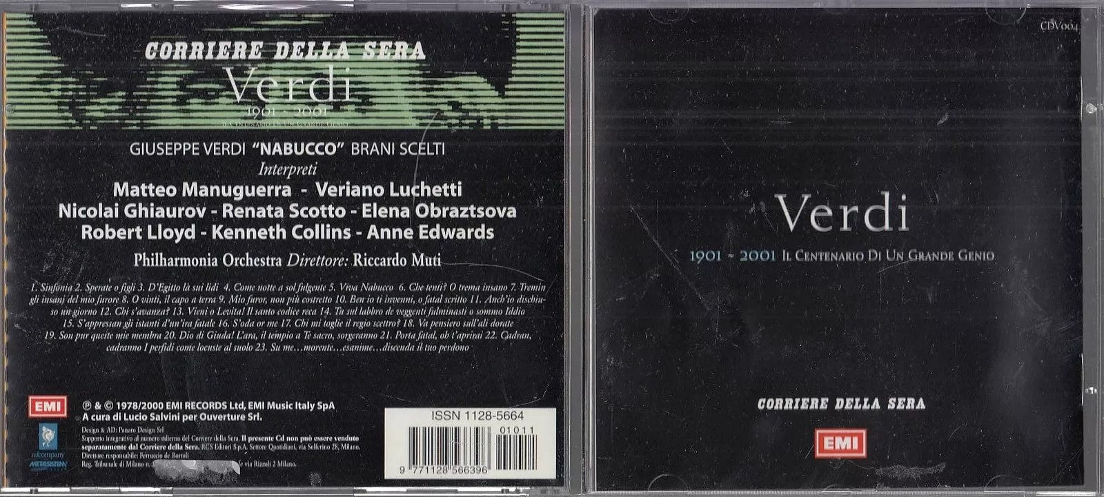 MCD- CD VERDI NABUCCO BRANI SCELTI MUTI EMI CORRIERE SERA - ZCD14