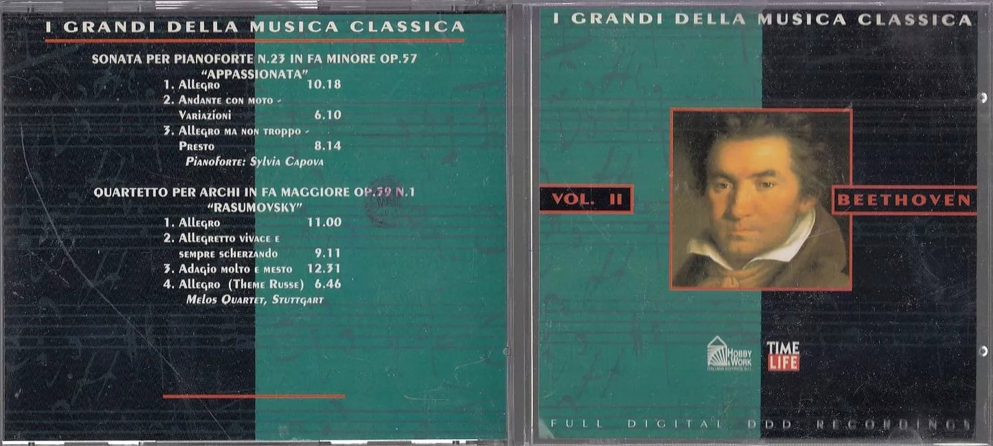 MCD- CD BEETHOVEN  VOL II OP 57 OP 59 N 1 HOBBY&WORK - ZCD8