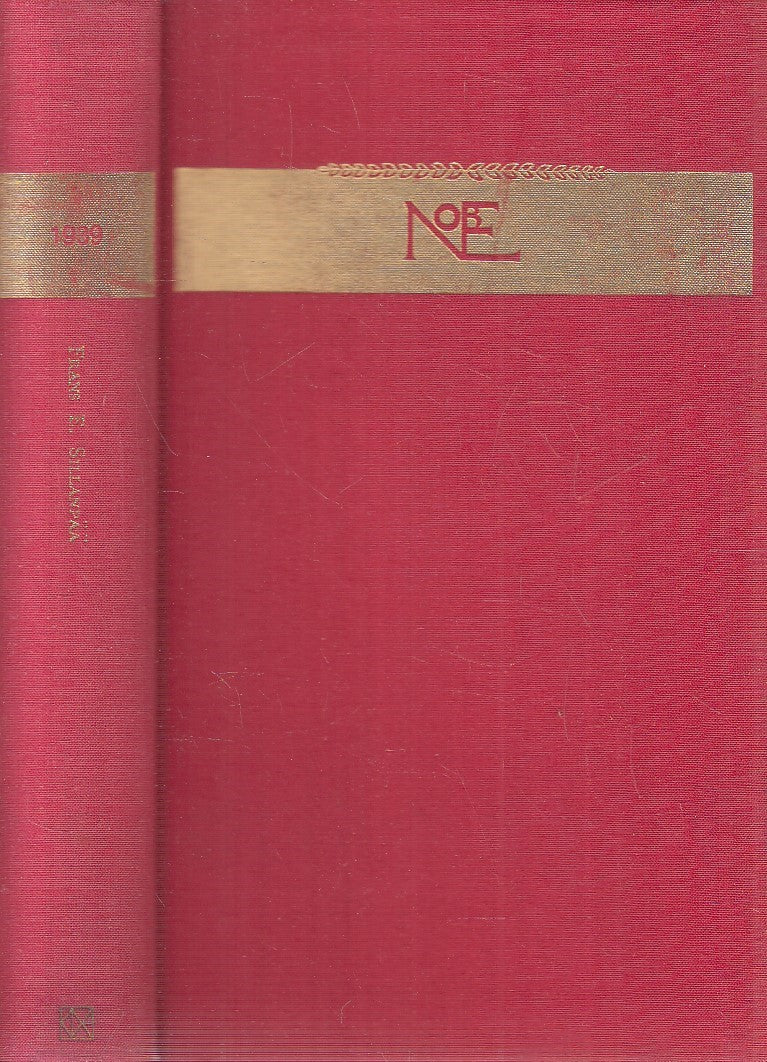 I NOBEL 1939 FRANS EEMIL SILLANPAA SENZA ACETATO - CDE - C - JXS276