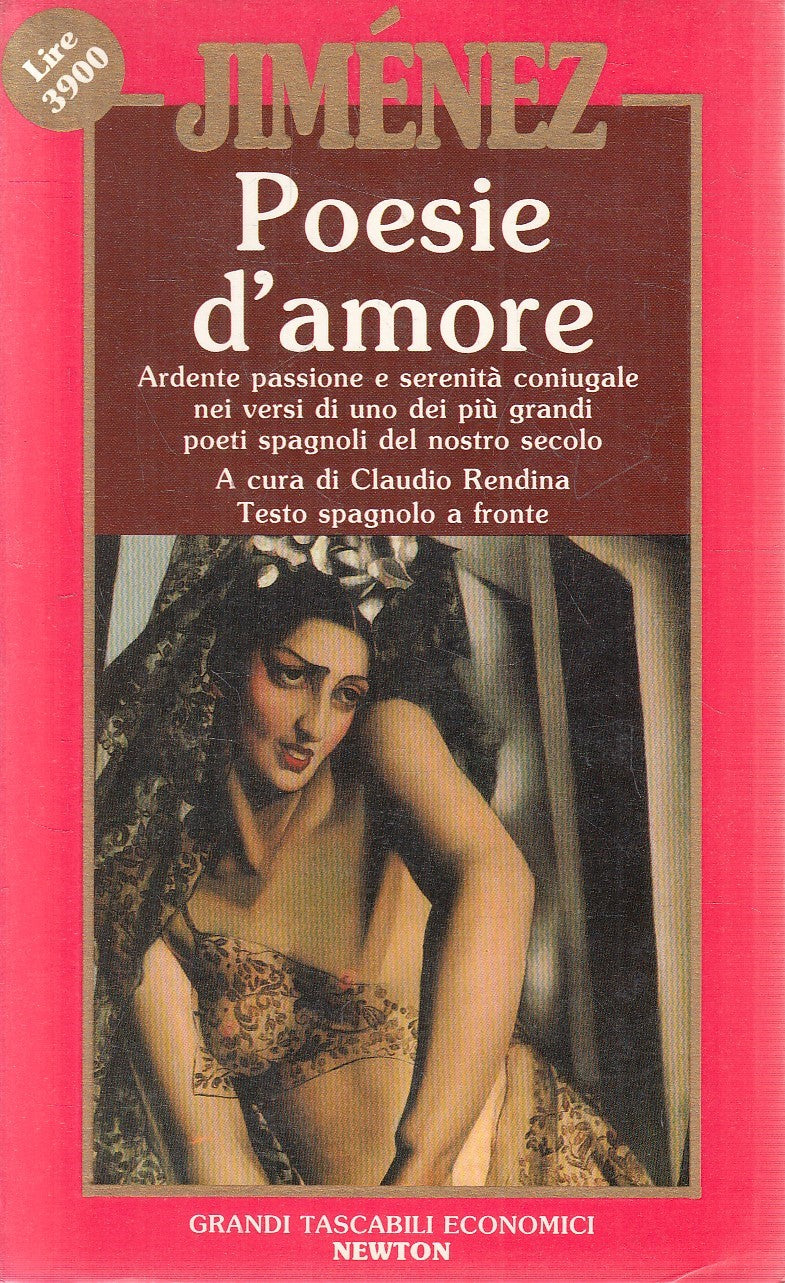 POESIE D'AMORE - JIMENEZ - GRANDI TASCABILI ECONOMICI NEWTON - JXS259