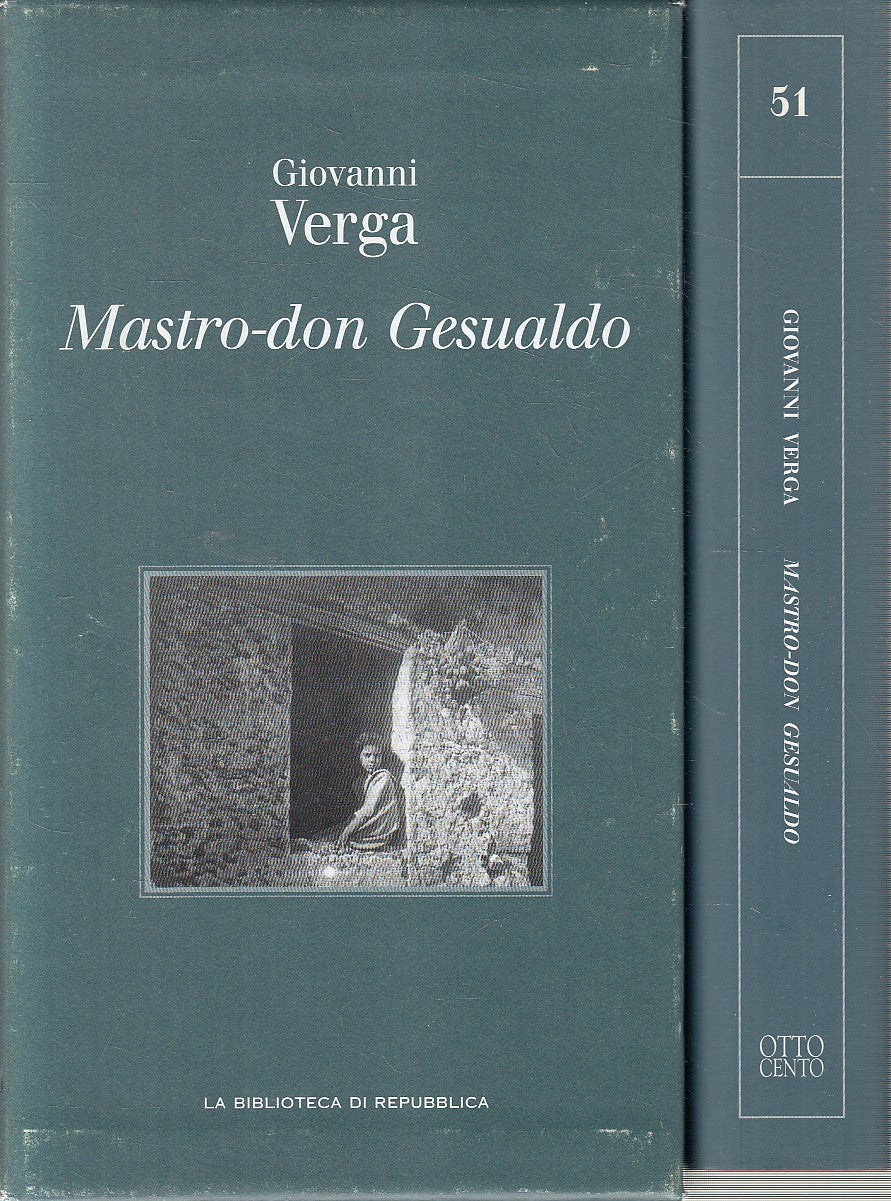 BIBLIOTECA REPUBBLICA OTTOCENTO 51 VERGA MASTRO DON GESUALDO - CS - JXS288