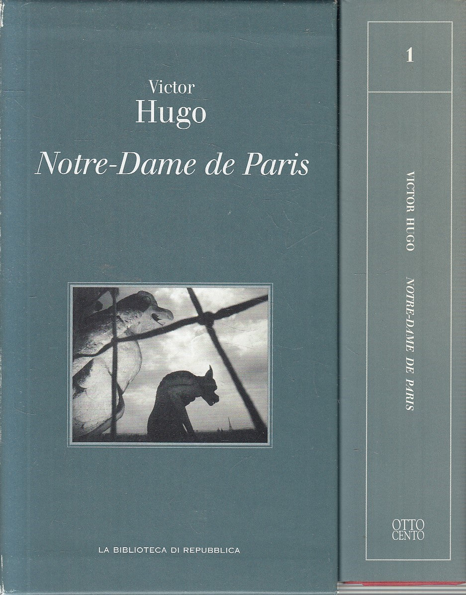 LN2- BIBLIOTECA REPUBBLICA OTTOCENTO 1 HUGO NOTRE DAME DE PARIS - CS - JXS289