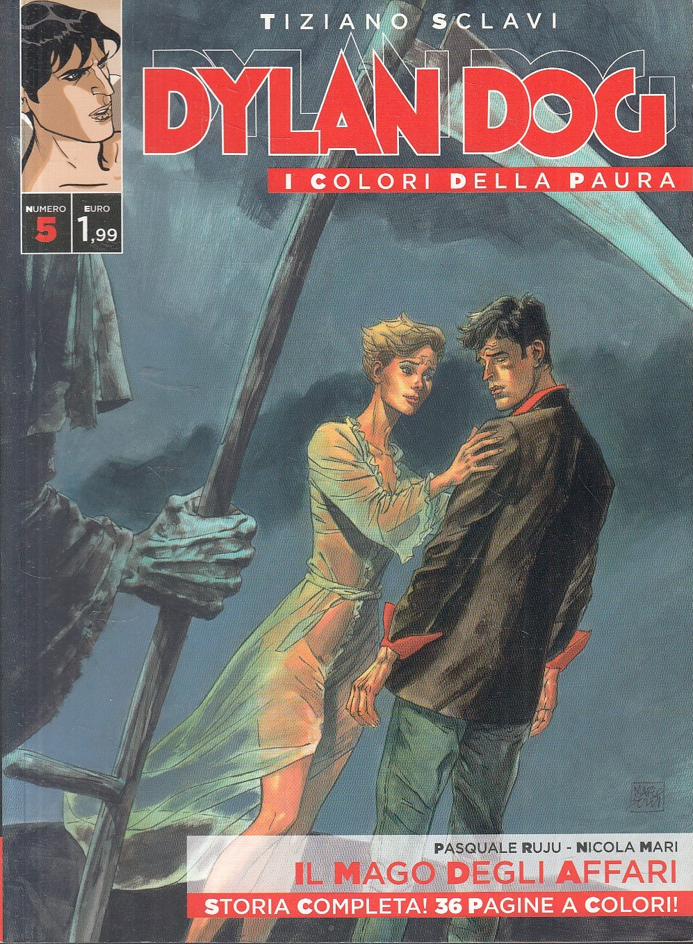 FB- DYLAN DOG I COLORI DELLA PAURA N.5 - TIZIANO SCLAVI - BONELLI - B - D25