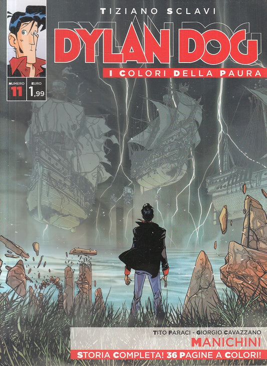 FB- DYLAN DOG I COLORI DELLA PAURA N.11 - TIZIANO SCLAVI - BONELLI - B - D25