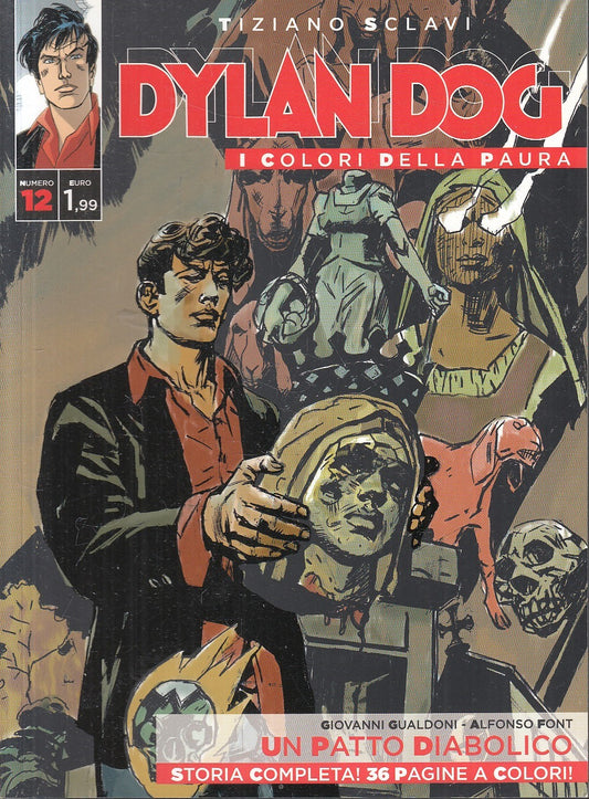 FB- DYLAN DOG I COLORI DELLA PAURA N.12 - TIZIANO SCLAVI - BONELLI - B - D25