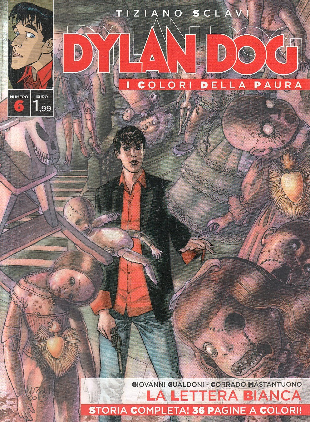 FB- DYLAN DOG I COLORI DELLA PAURA N.6 - TIZIANO SCLAVI - BONELLI - B - D25