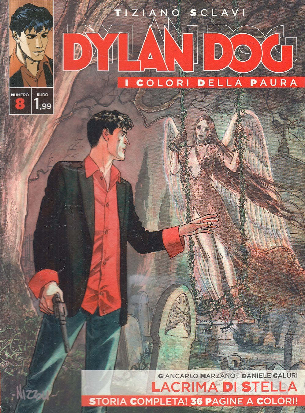 FB- DYLAN DOG I COLORI DELLA PAURA N.8 - TIZIANO SCLAVI - BONELLI - B - D25