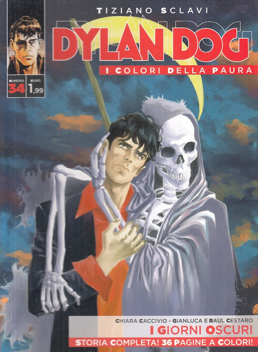 FB- DYLAN DOG I COLORI DELLA PAURA N.34 - TIZIANO SCLAVI - BONELLI - B - D25