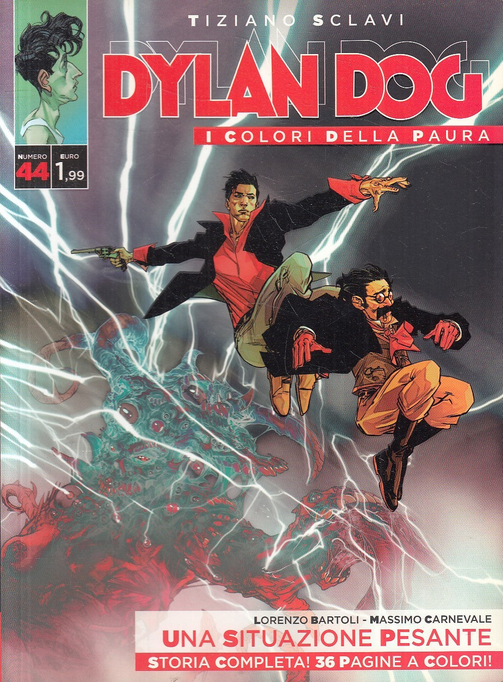FB- DYLAN DOG I COLORI DELLA PAURA N.44 - TIZIANO SCLAVI - BONELLI - B - D25