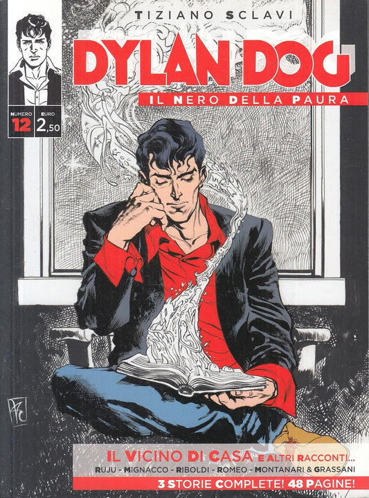 FB- DYLAN DOG IL NERO DELLA PAURA N.12 - TIZIANO SCLAVI - BONELLI - B - D25